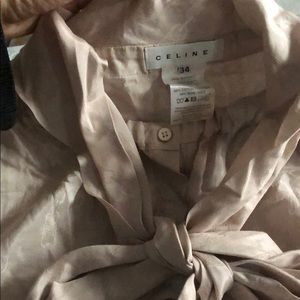 Celine Printed Silk Blouse